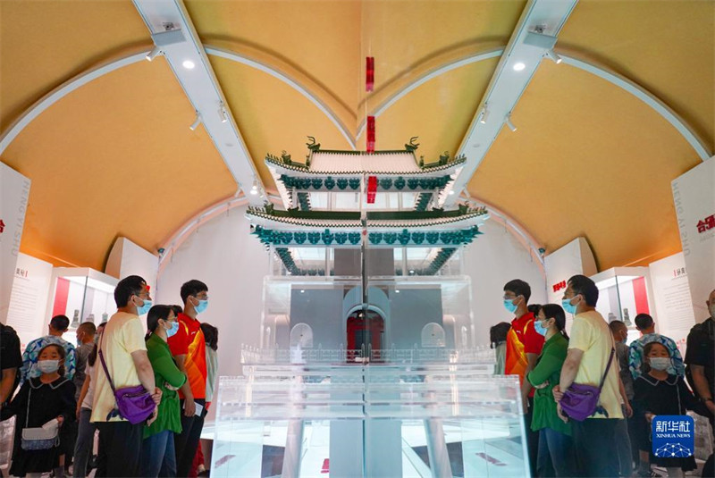 Beijing : ouverture de l'exposition « histoire du temps » au rez-de-chaussée de la Tour du Tambour